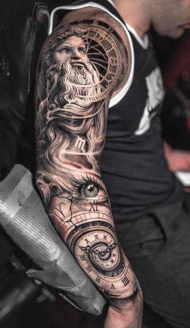 
海神波塞冬纹身图案 海神纹身的寓意-beat365官网中文(图4)