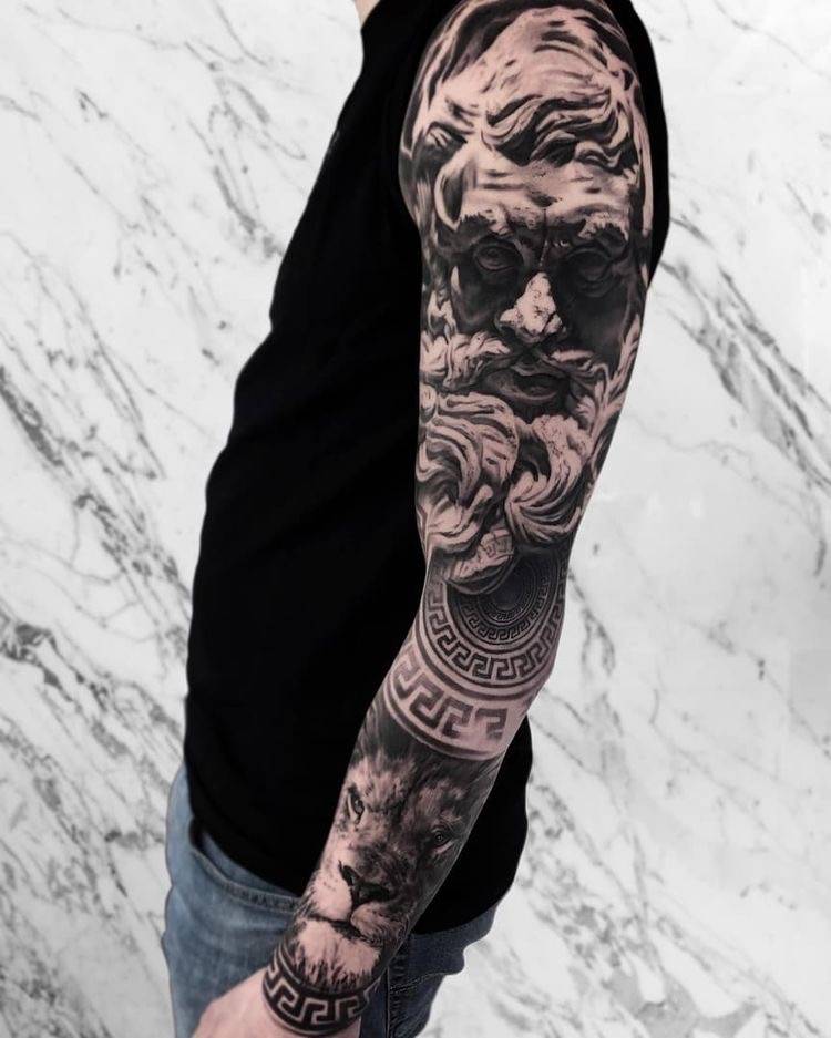 
海神波塞冬纹身图案 海神纹身的寓意-beat365官网中文(图13)