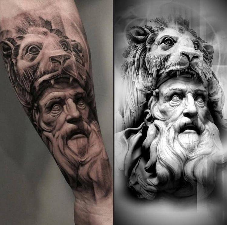 
海神波塞冬纹身图案 海神纹身的寓意-beat365官网中文(图20)